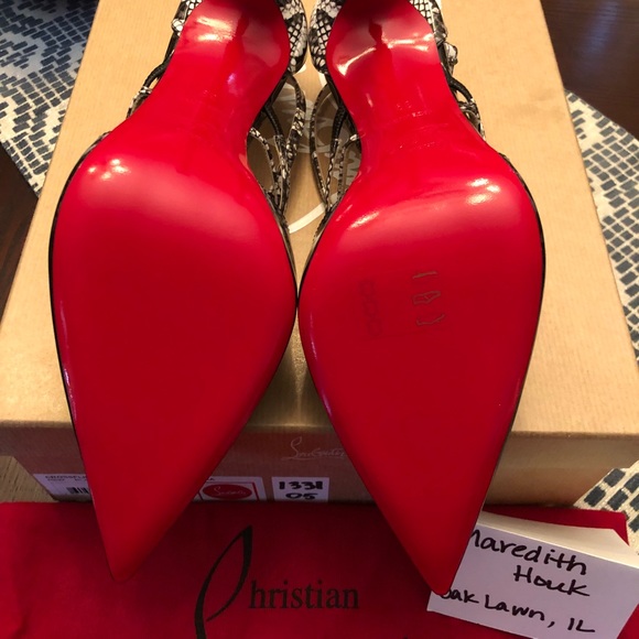 🛑🚫SOLD🚫🛑 Christian Louboutin Crossfliketas - Picture 5 of 8
